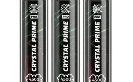 Crystal Prime Pro 4500 Puffs Box of 10