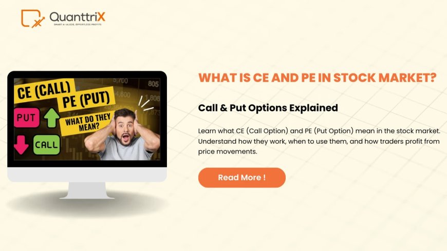 What is CE and PE in Stock Market? (Easy Guide for Beginners)