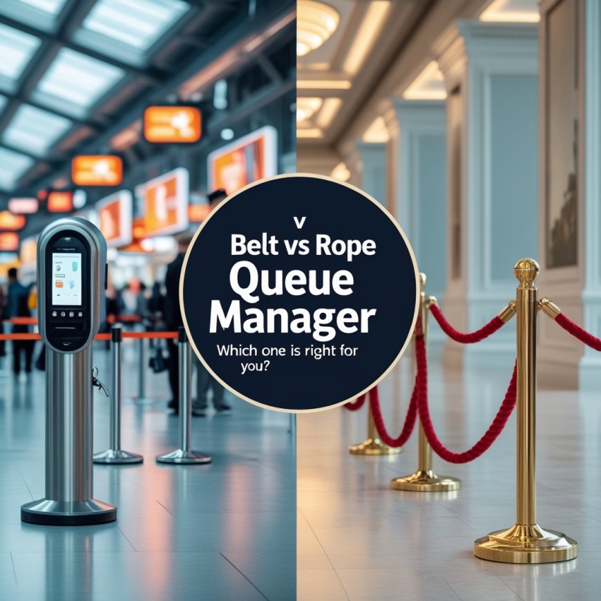 Stainless Steel Queue Managers with Belt or Rope: Which One Should You Choose?