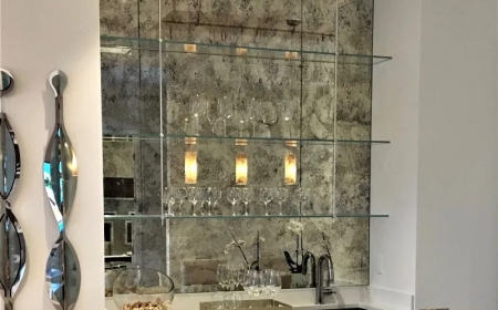 Stylish Antique Mirror Glass Tiles to Create a Luxurious Interior Design Statement