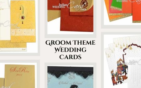 Elegant & Classy Groom Theme Wedding Cards for Royal Celebrations