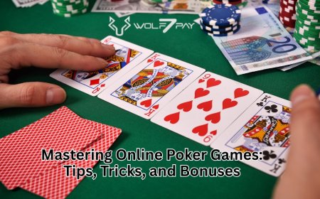 Mastering Online Poker Games: Tips, Tricks, and Bonuses