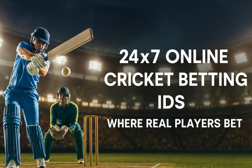 24x7 Online Cricket Betting ID – Where Real Players Bet