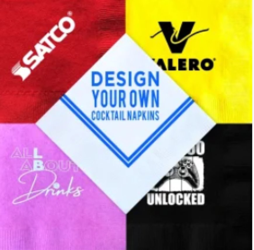 Add a Professional Touch to Events with Bold and Practical Custom Logo Napkins