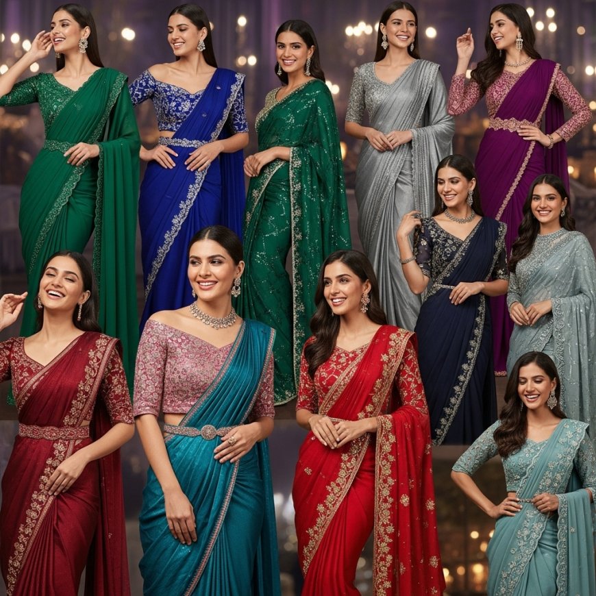 Turn Heads Tonight: Best Party Sarees for Fashionistas